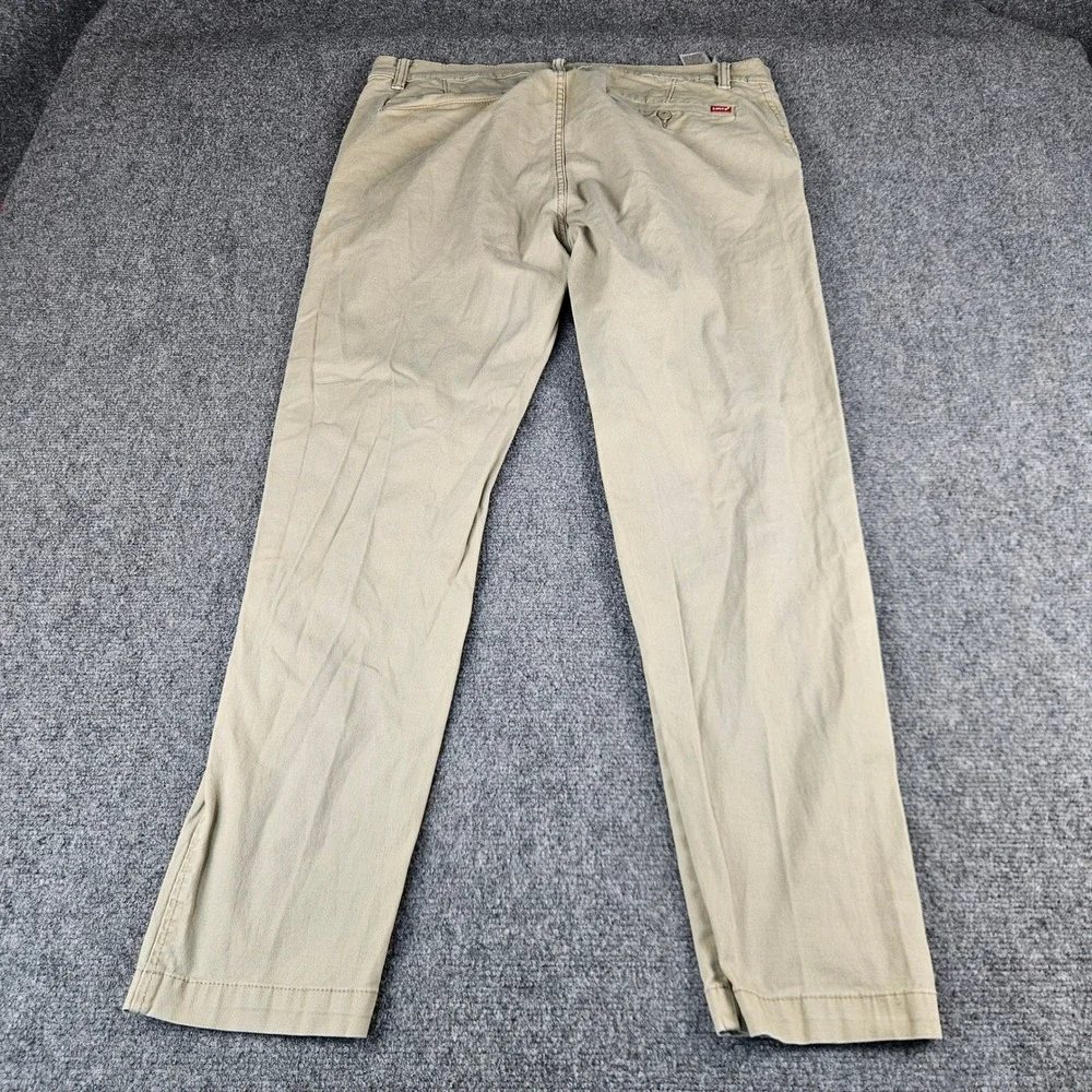 Levis XX Chino Standard‎ Taper Pants Mens 36x32 Khaki Tan 85226-0069